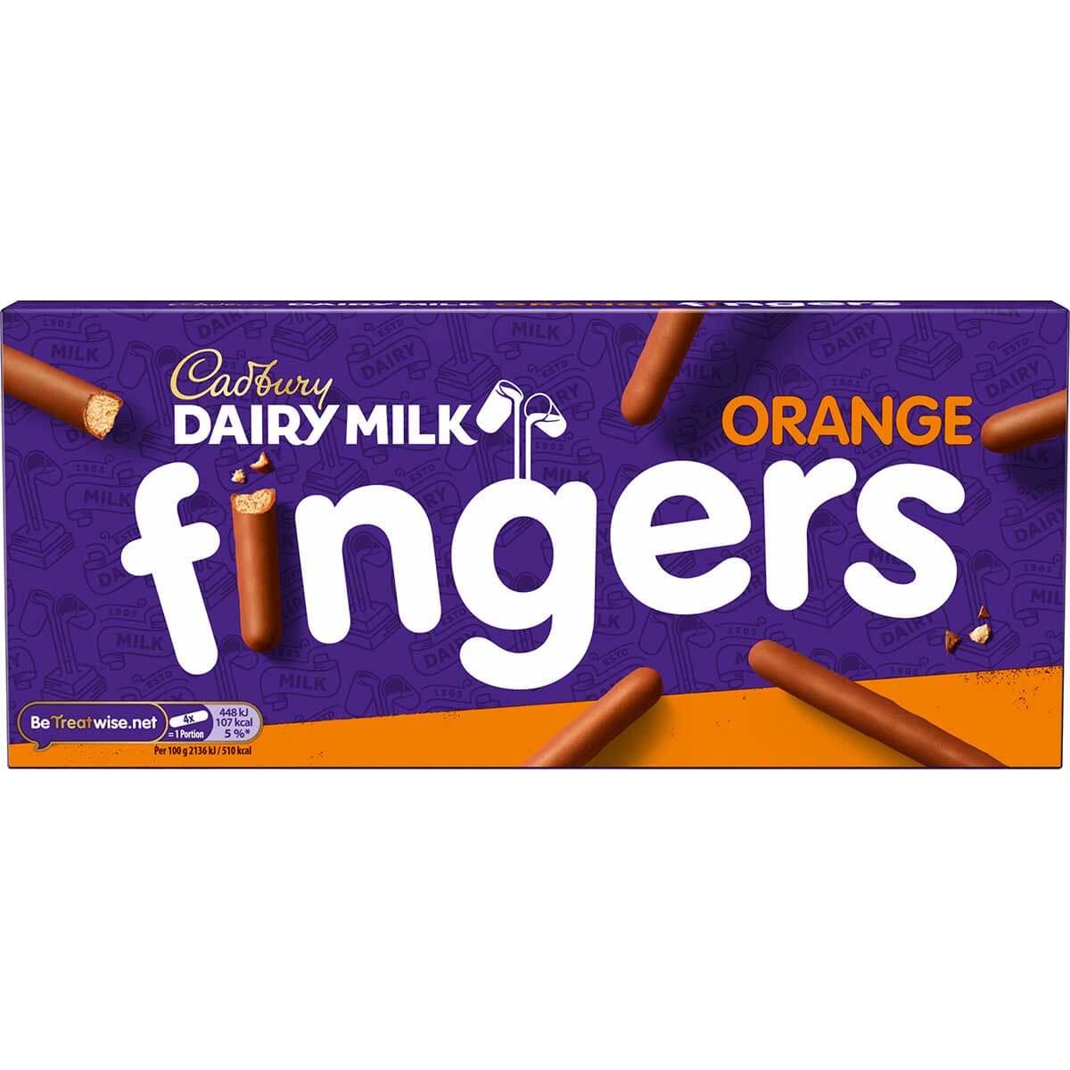Cadbury Dairy Milk Orange Fingers Box (114g)