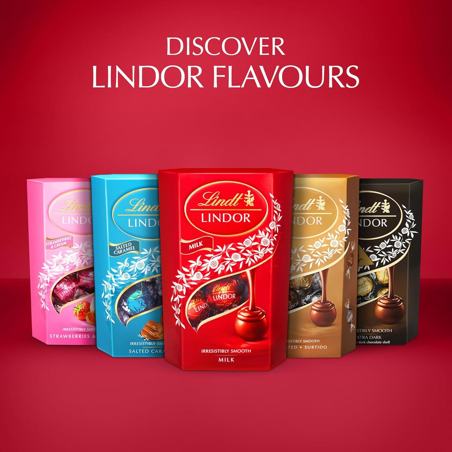 Lindor Milk Chocolate Truffles Box 200G - Chocolate Gifts Heaven