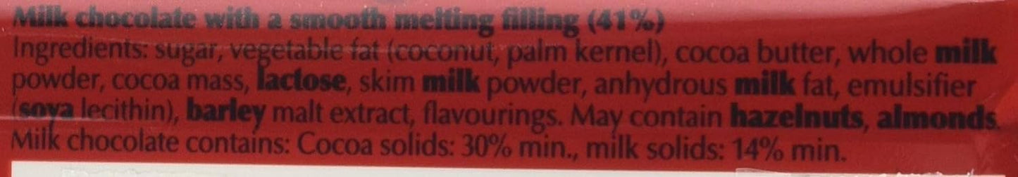 Lindt LINDOR Milk Chocolate Bars 38 g (Pack Of 24) - Chocolate Gifts Heaven