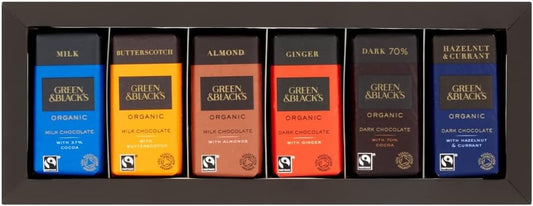 Green & Black's Organic Classic Milk & Dark Miniature Chocolate Gift Collection 180g - Chocolate Gifts Heaven