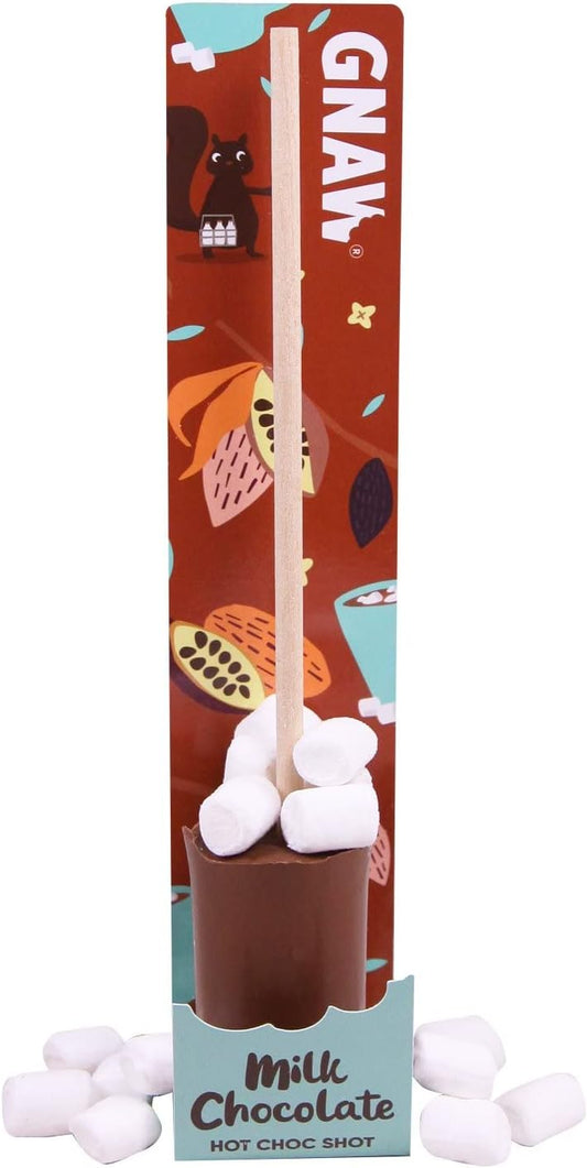Gnaw Milk Hot Choc Shot Chocolate Gift Set 150 g - Chocolate Gifts Heaven