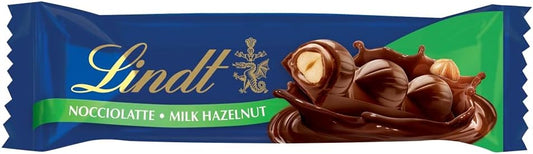Lindt Milk Chocolate and Hazelnut Nocciolatte Bars, 35 g, Pack of 18 - Chocolate Gifts Heaven