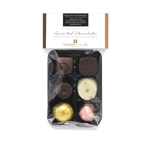 6 Assorted Chocolate Selection Gift Pack - Chocolate Gifts Heaven