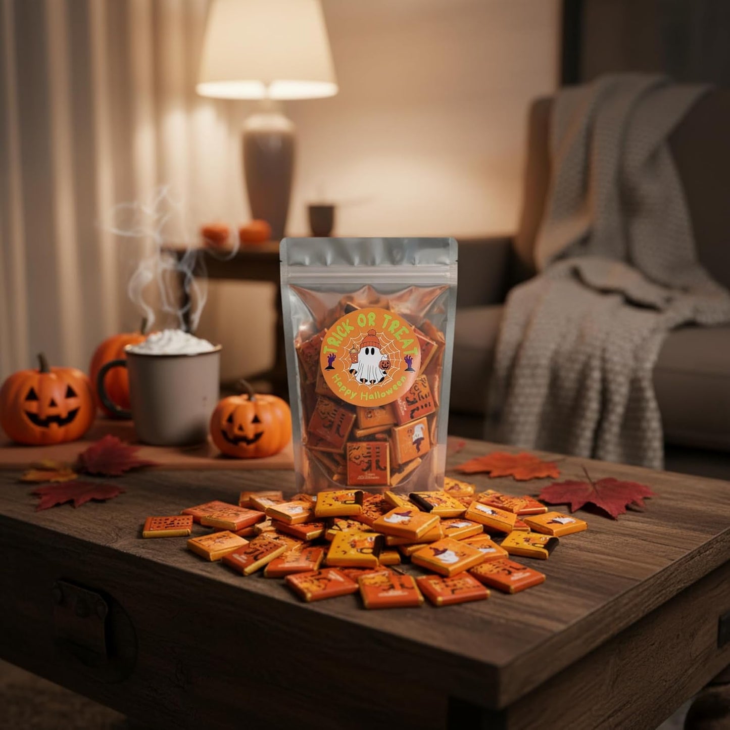 Halloween Milk Chocolate Neapolitans Sweets Gift Bag Bundle