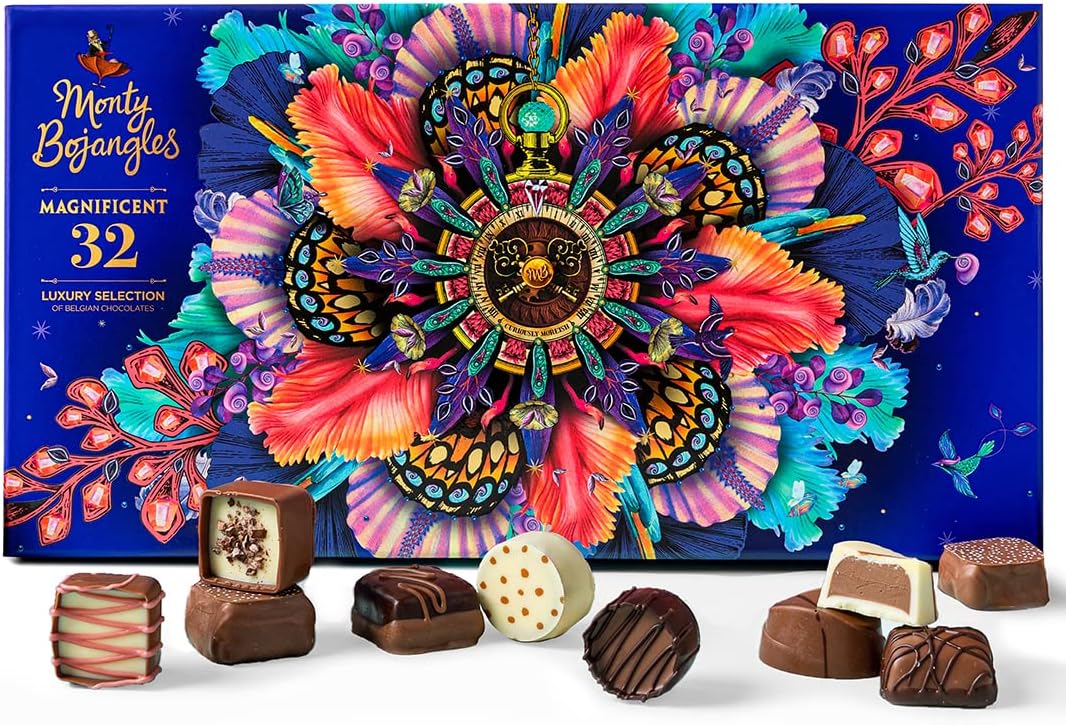 Monty Bojangles Magnificent Luxury Belgian Chocolate Selection Box - Chocolate Gifts Heaven