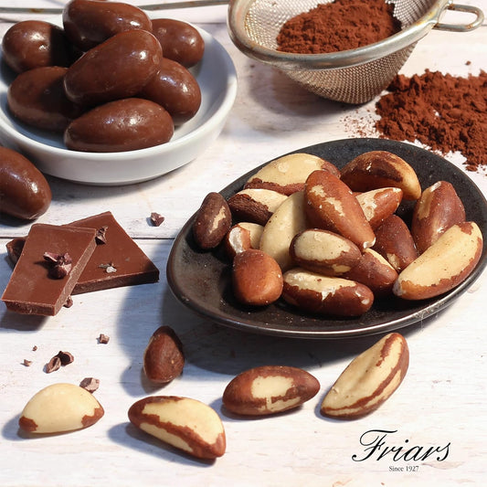 Friars Milk Chocolate Brazils - 200G Bag - Chocolate Gifts Heaven
