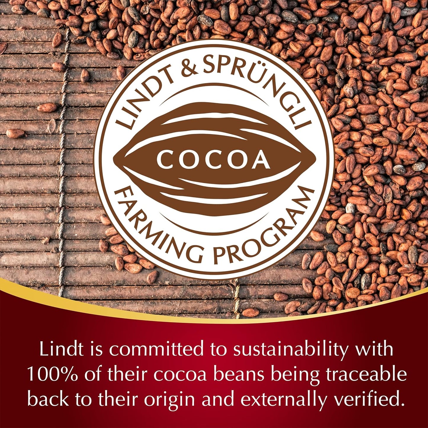 Lindt Lindor Double Chocolate Truffles Box - Approx 16 balls - Chocolate Gifts Heaven