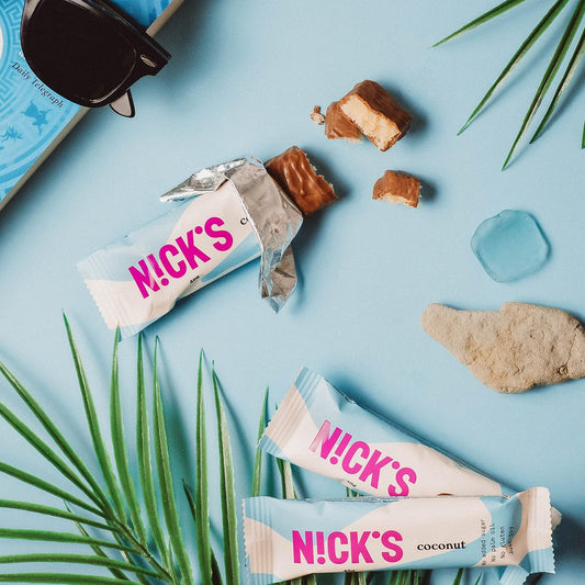 NICKS Coconut Keto Chocolate Bars No Added Sugar 175 Calories