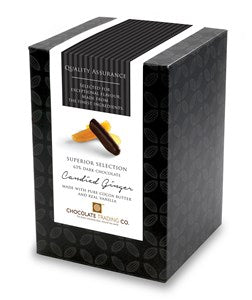 Superior Selection, Dark Chocolate Gingers Cube - Chocolate Gifts Heaven