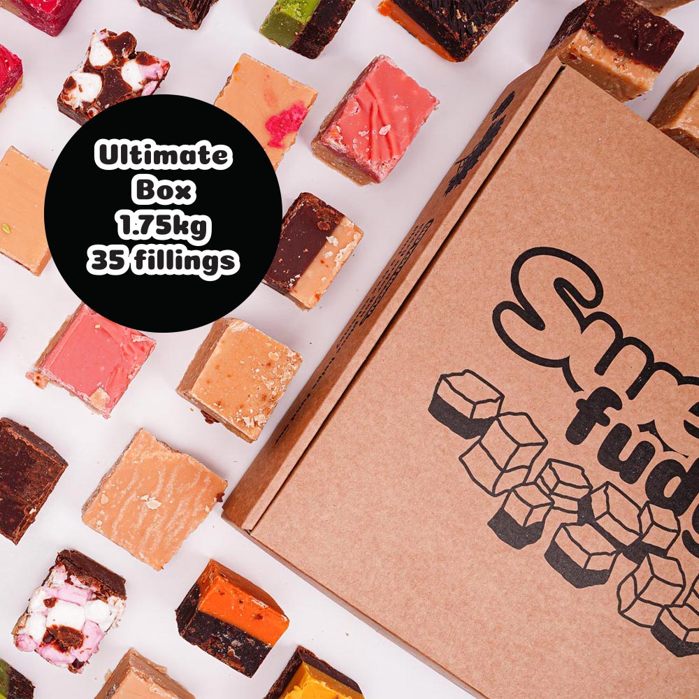 Custom Ultimate Fudge Box - 1.75KG - 35 Fillings - Chocolate Gifts Heaven