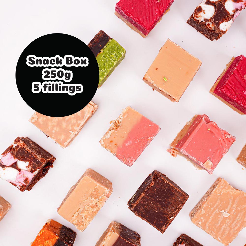 Custom Snack Fudge - 250g - 5 Fillings - Chocolate Gifts Heaven