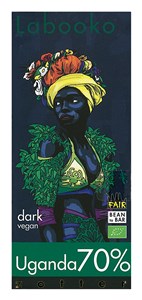 Zotter, Labooko Uganda, 70% dark chocolate bar - Chocolate Gifts Heaven