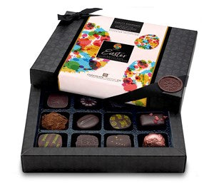 Easter Superior Selection, 12 Mostly Dark Chocolate Gift Box - Personalised 12 Box