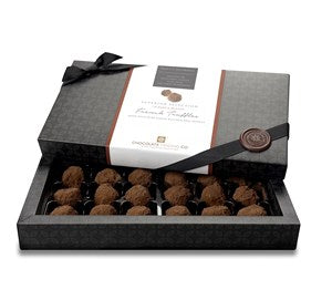 Superior Selection, Single Estate, French Chocolate Truffles Gift Box - Personalised 18 Box