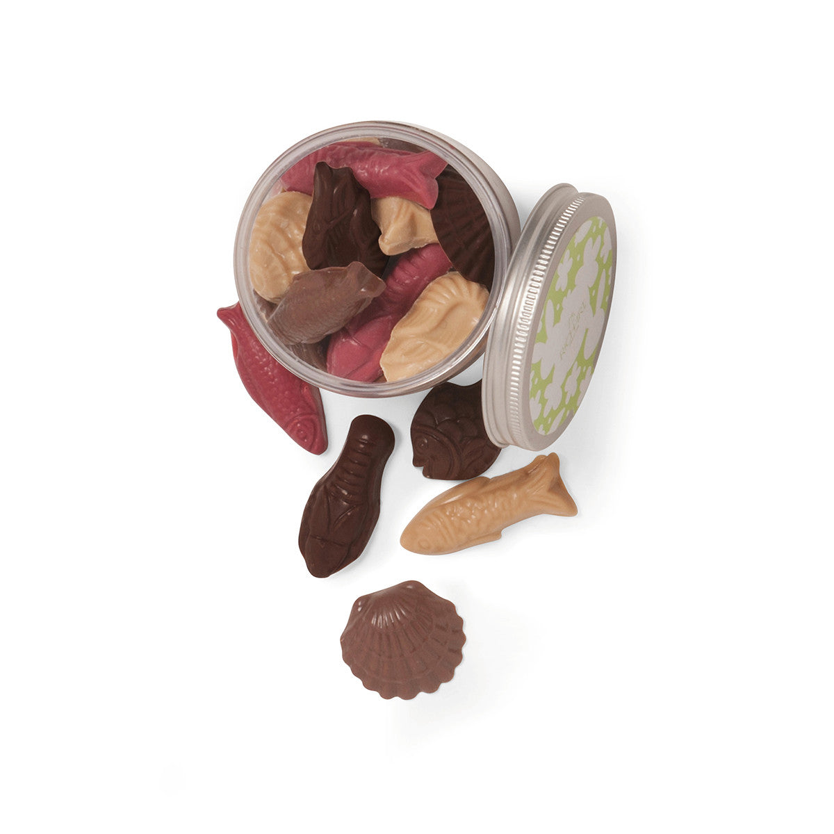 Easter chocolate, 1 jar of chocolate figures (5.3 oz.). High-end gourmet chocolate.