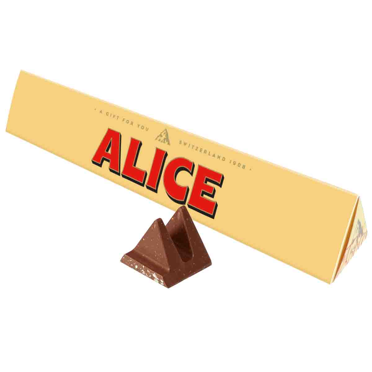 Toblerone Alice Chocolate Bar with Sleeve