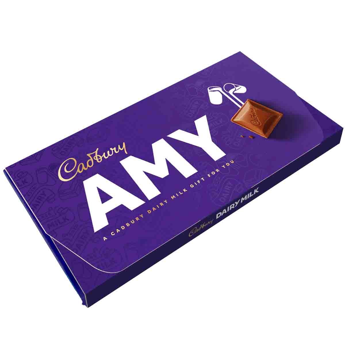 Cadbury Dairy Milk Amy Chocolate Bar with Gift Envelope 110g