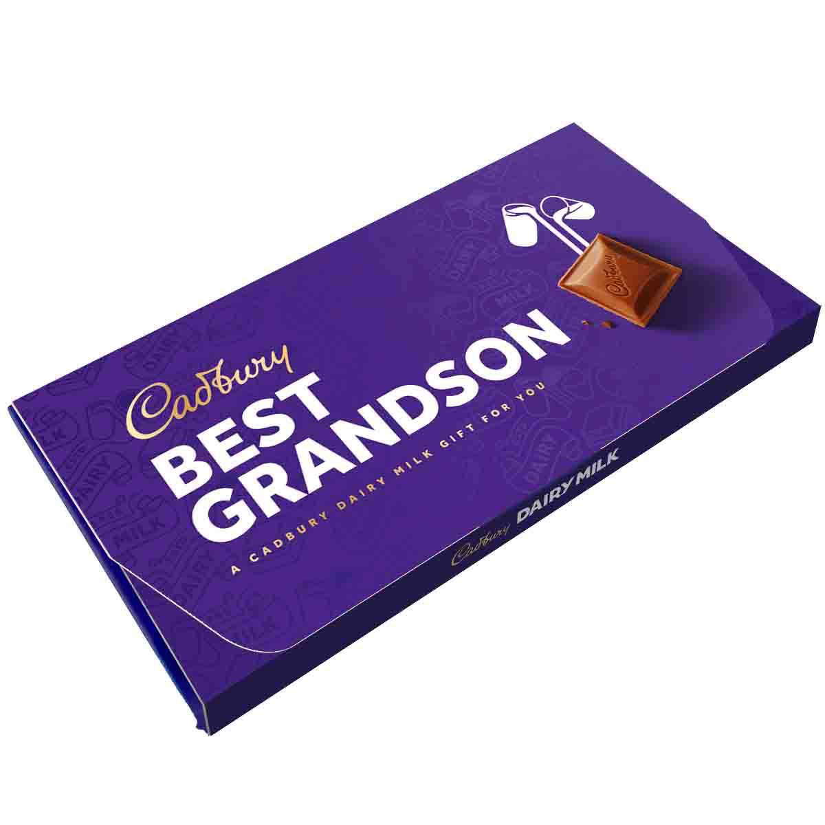 Cadbury Best Grandson Dairy Milk Chocolate Bar with Gift Envelope - Chocolate Gifts Heaven