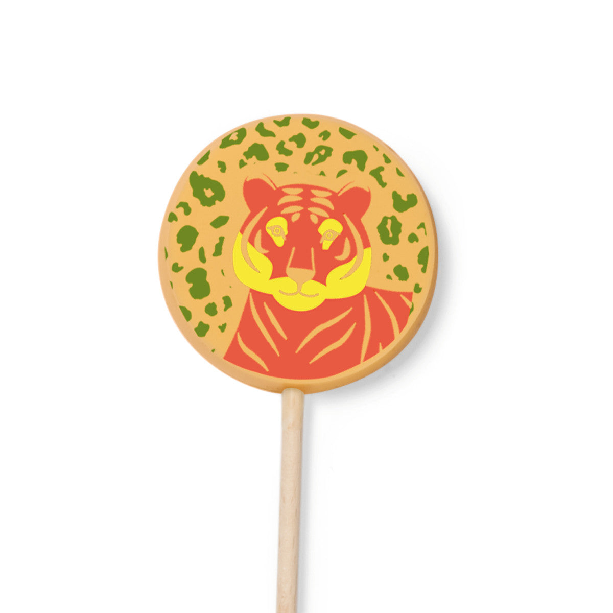 Easter chocolate, 1 bisket chocolate lollipop. High-end gourmet chocolate.