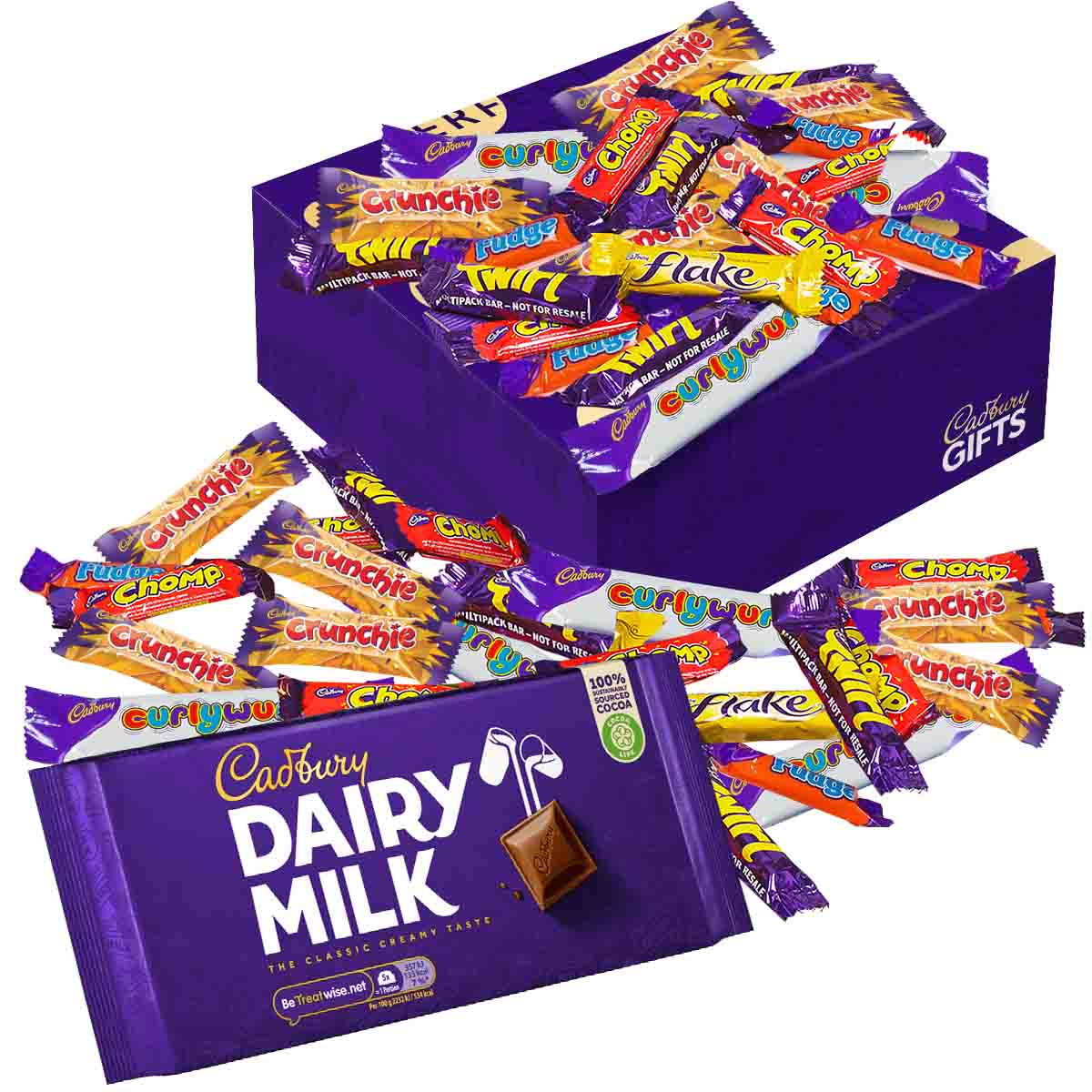 Cadbury Chocolate Treatsize Bonanza Box - Chocolate Gifts Heaven