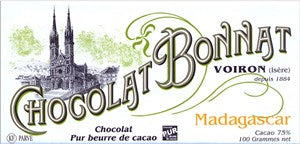 Bonnat, Madagascar, 75% dark chocolate bar - Chocolate Gifts Heaven