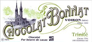 Bonnat Trinite, 75% dark chocolate bar
