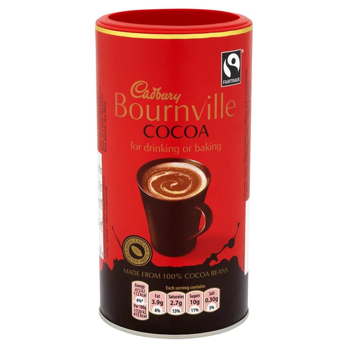 Cadbury Bournville Cocoa (250g) - Chocolate Gifts Heaven