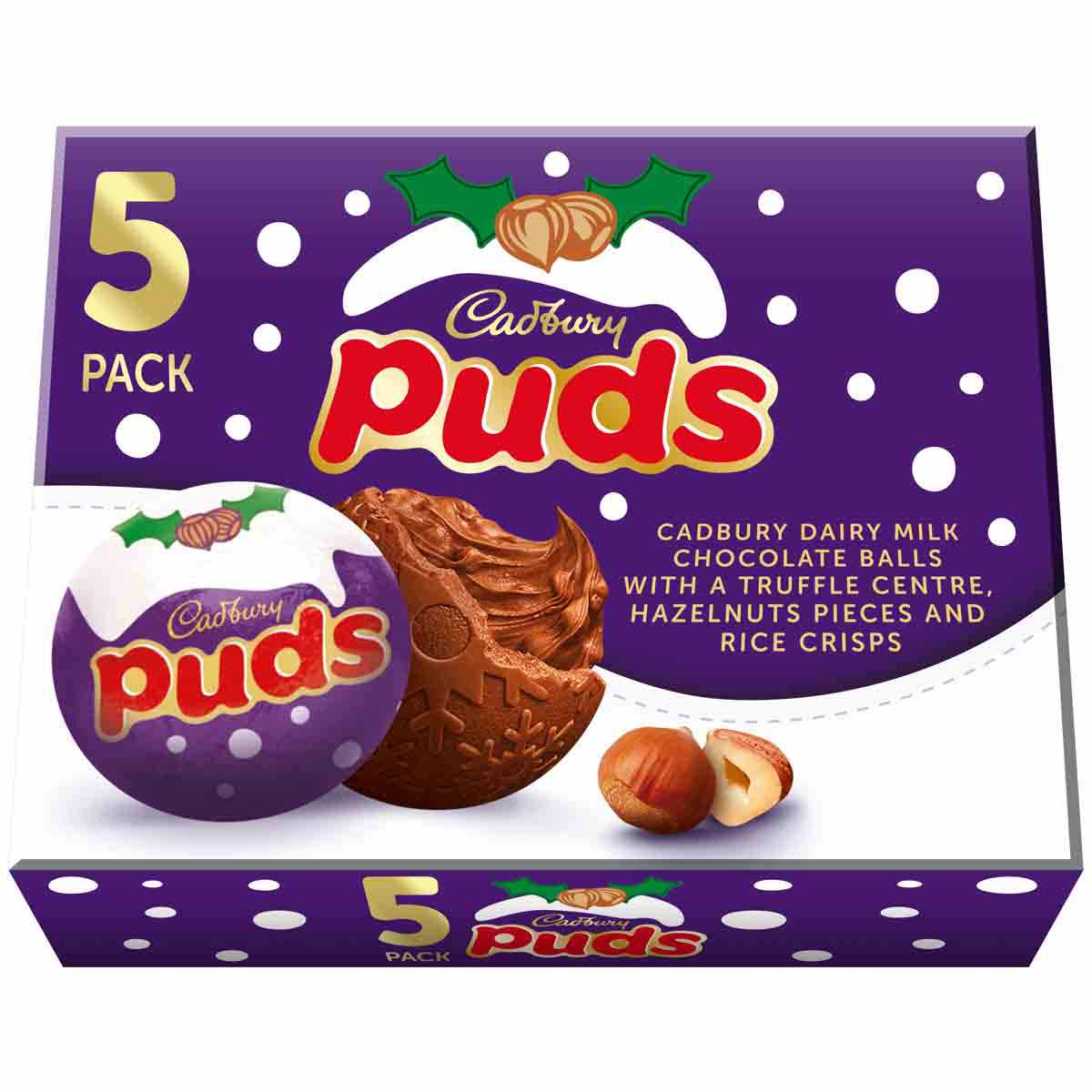Cadbury Chocolate Puds Box (5 Pack) - Chocolate Gifts Heaven