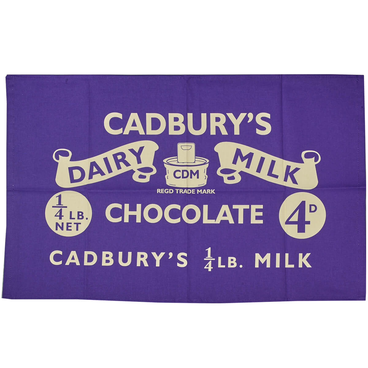 Cadbury Heritage Cotton Tea Towel - Chocolate Gifts Heaven