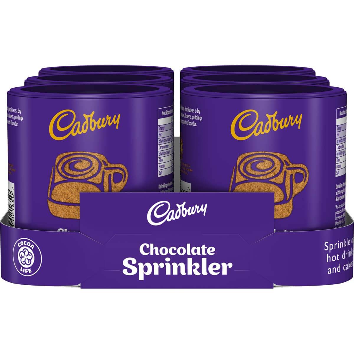 Cadbury Chocolate Sprinkles 125g (Box of 6) - Chocolate Gifts Heaven