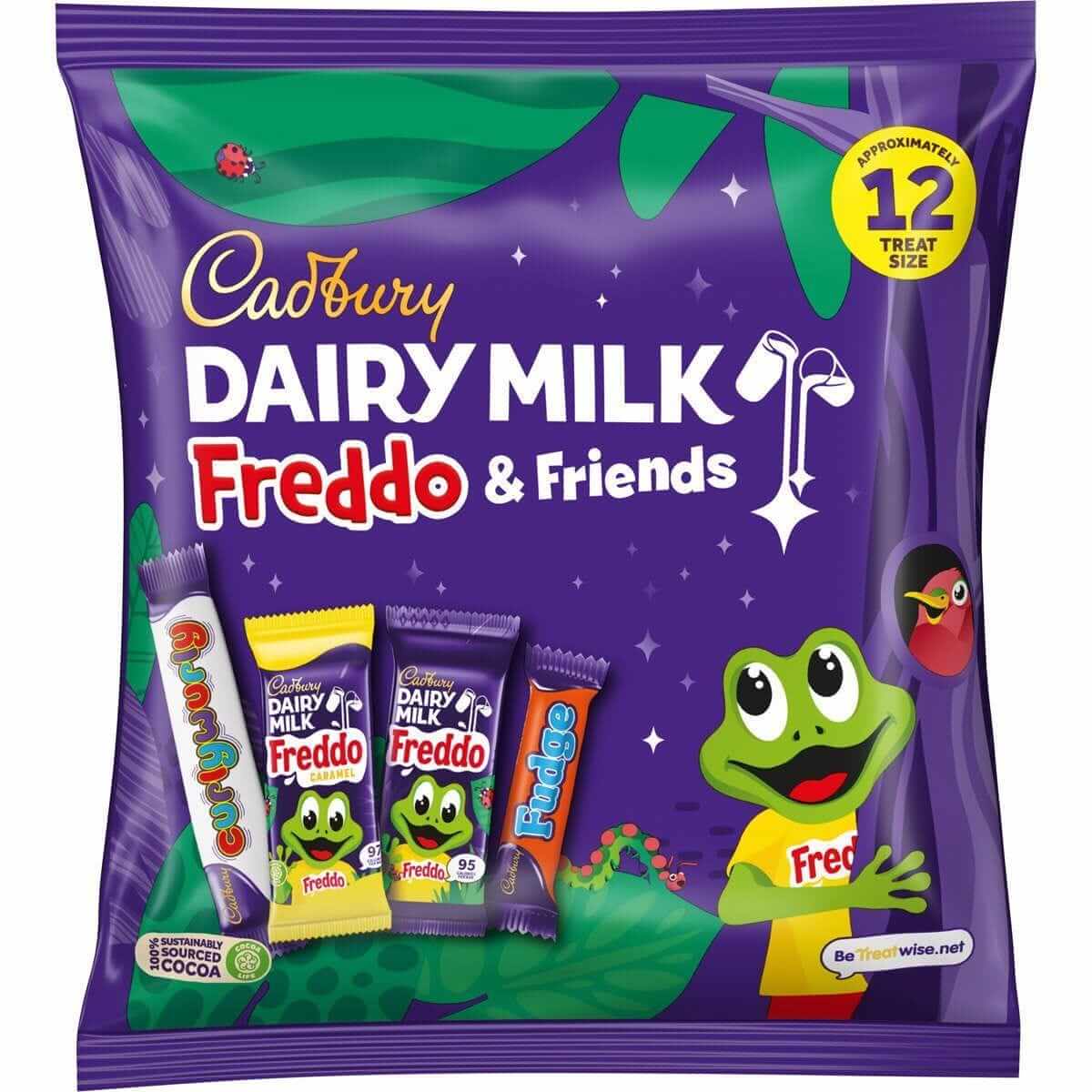 Cadbury Dairy Milk Freddo & Friends Treatsize Bag 191g (Box of 16)
