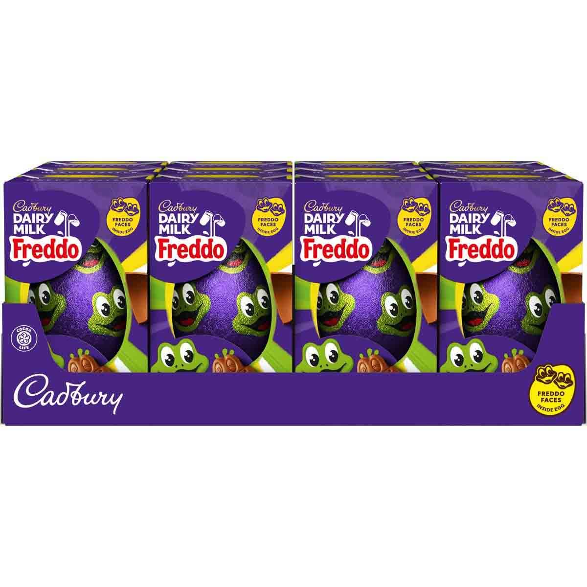 Cadbury Freddo Faces Chocolate Egg (Box of 12) - Chocolate Gifts Heaven