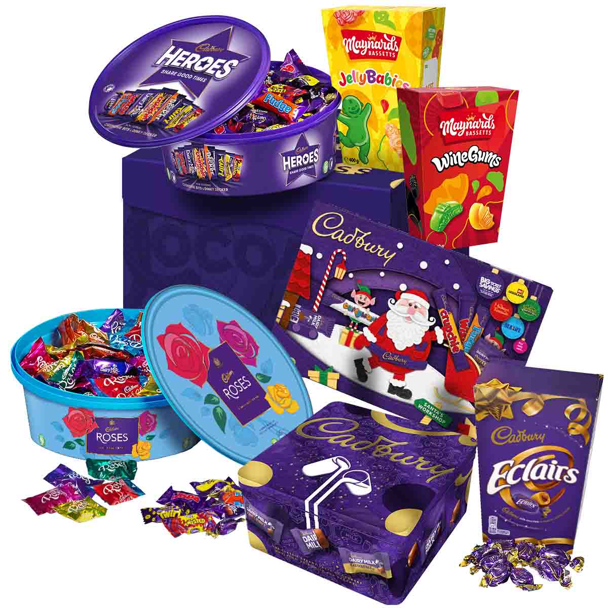 Cadbury Christmas Hamper - Large - Chocolate Gifts Heaven