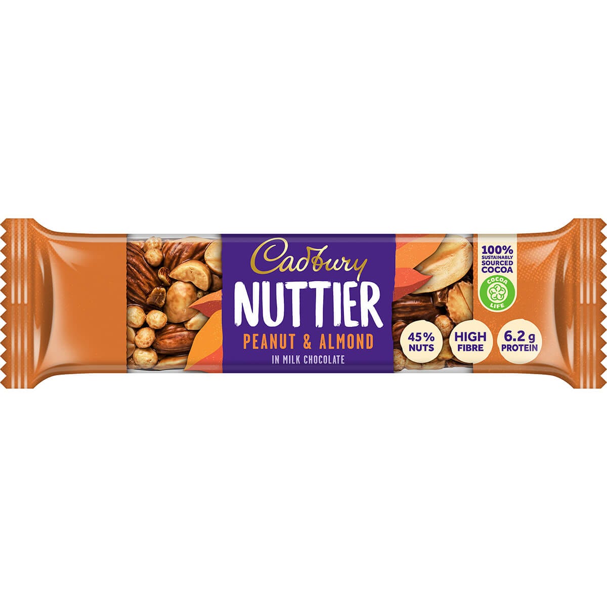 Cadbury Nuttier Peanut & Almond Bar - Chocolate Gifts Heaven