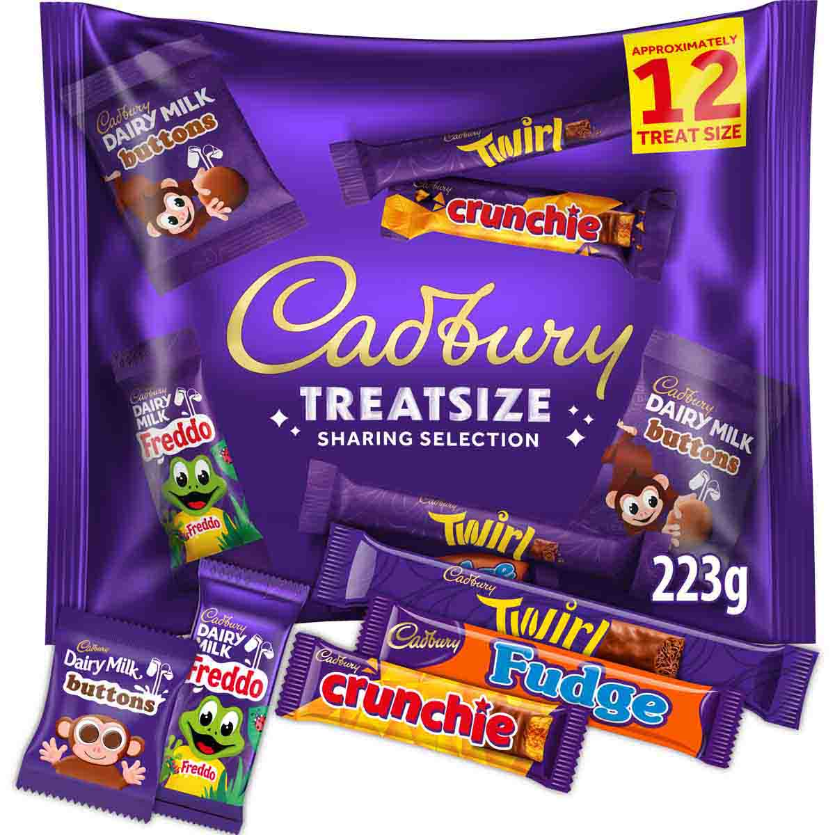 Cadbury Treatsize Chocolate Sharing Collection Bag 223g