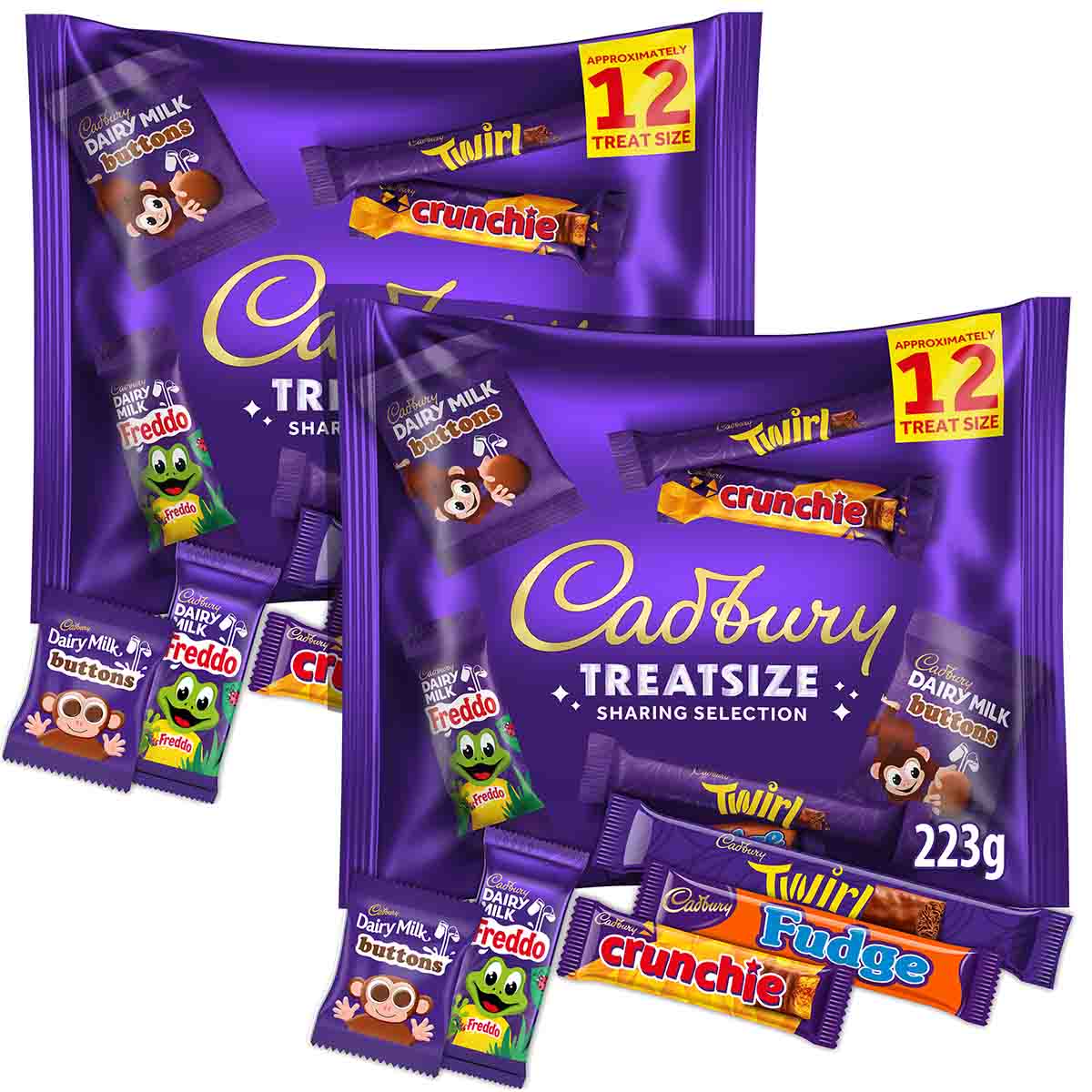 Black Friday Cadbury Treatsize Bars Bag 223g (Bundle of 2)