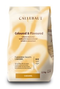 Callebaut caramel chocolate chips (callets) - Chocolate Gifts Heaven