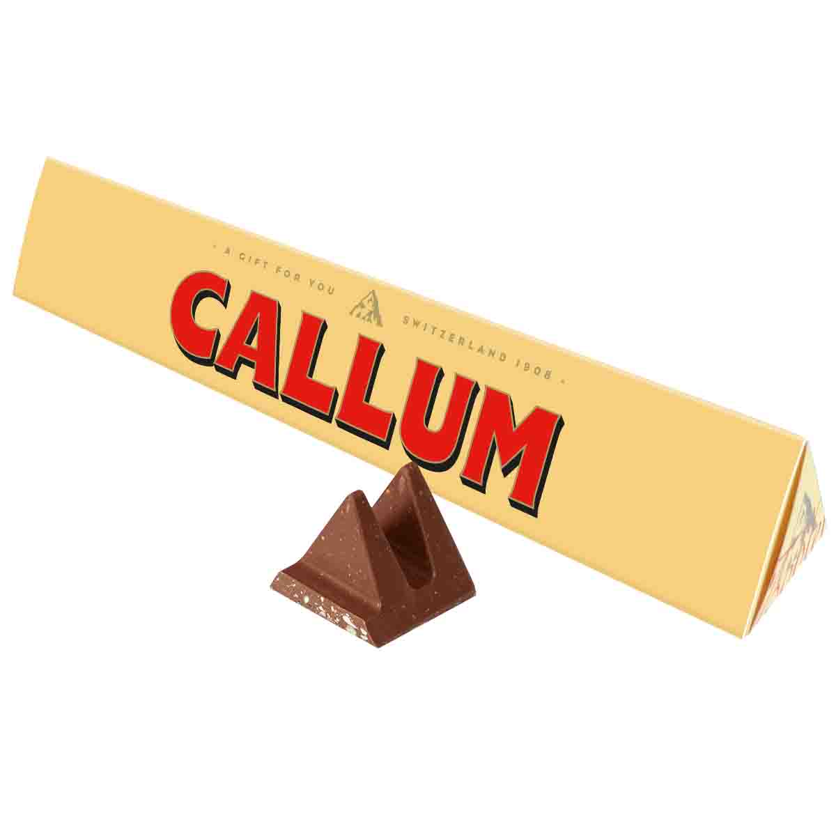 Toblerone Callum Chocolate Bar with Sleeve