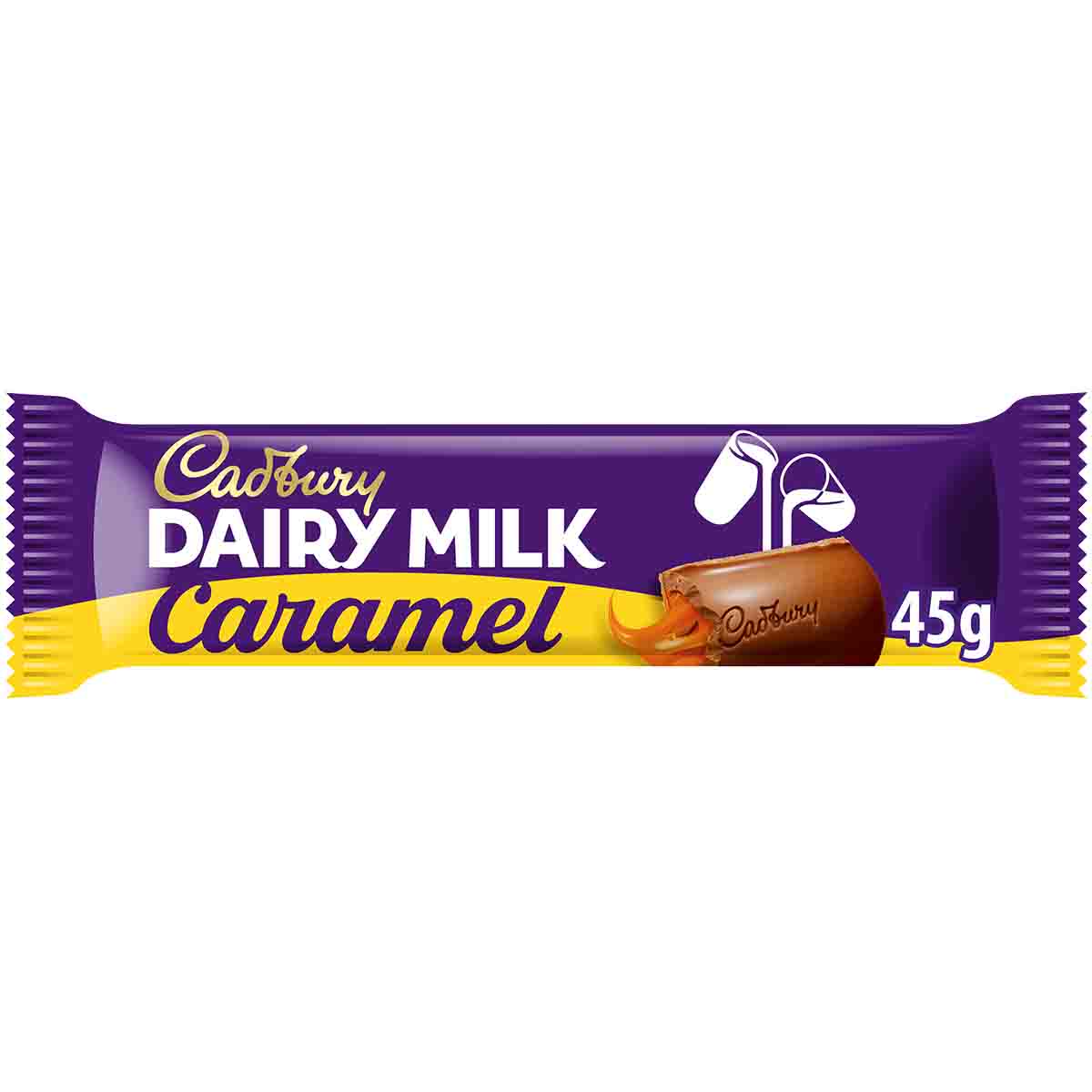 Dairy Milk Caramel Chocolate Bar 45g