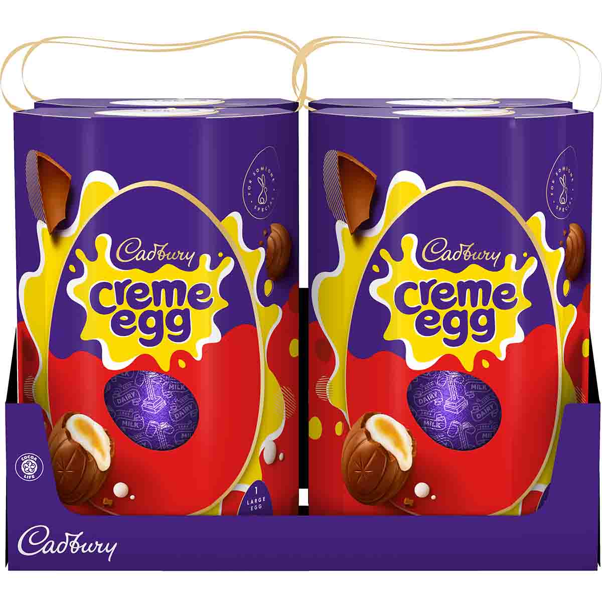 Cadbury Creme Egg Chocolate Egg 235g (Box of 4) - Chocolate Gifts Heaven
