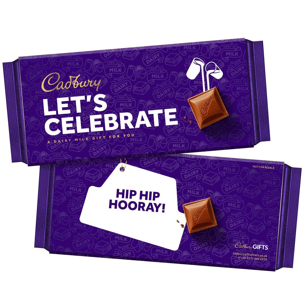 Let's Celebrate Dairy Milk Chocolate Bar - Chocolate Gifts Heaven