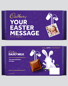 Dairy Milk 180g with Easter sleeve Large - Chocolate Gifts Heaven