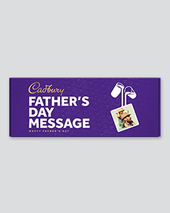 Dairy Milk 850g with Father's Day sleeve XX Large - Chocolate Gifts Heaven