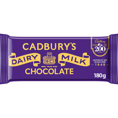 1940 Cadbury Dairy Milk Chocolate Limited Edition 200 Year Bar