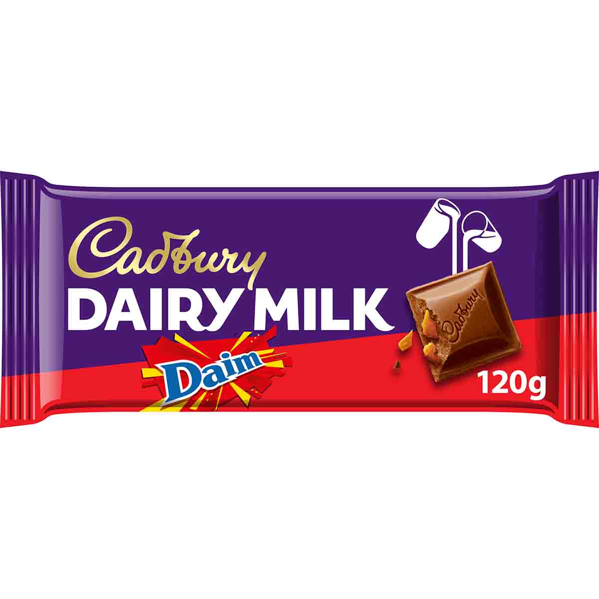 Cadbury Dairy Milk with Daim Chocolate Bar 120g