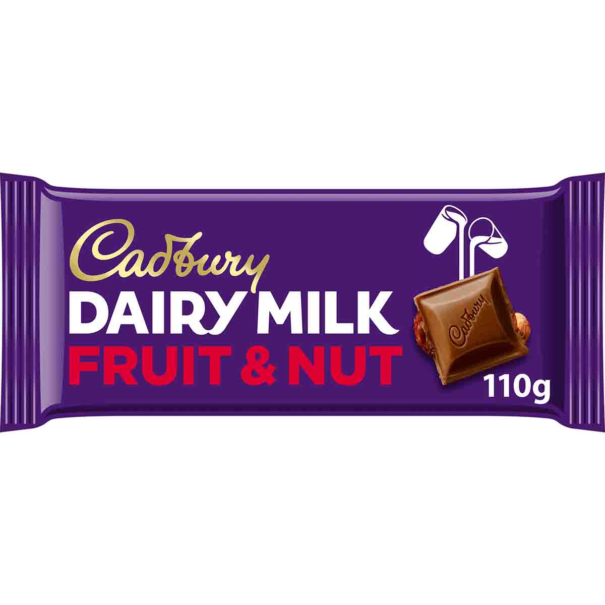 Cadbury Dairy Milk Fruit & Nut Bar 110g - Chocolate Gifts Heaven