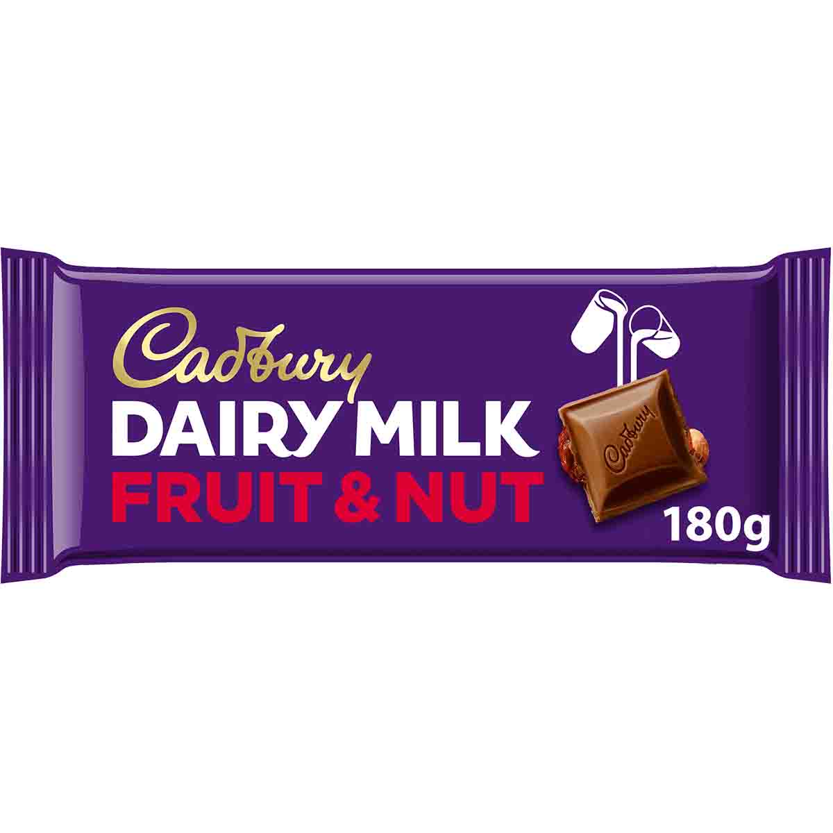 Dairy Milk Fruit & Nut Chocolate Bar 180g
