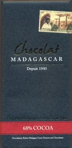 Chocolat Madagascar, 68% dark chocolate & cocoa nibs bar - Chocolate Gifts Heaven