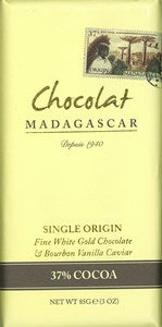 Chocolat Madagascar, white chocolate bar - Chocolate Gifts Heaven
