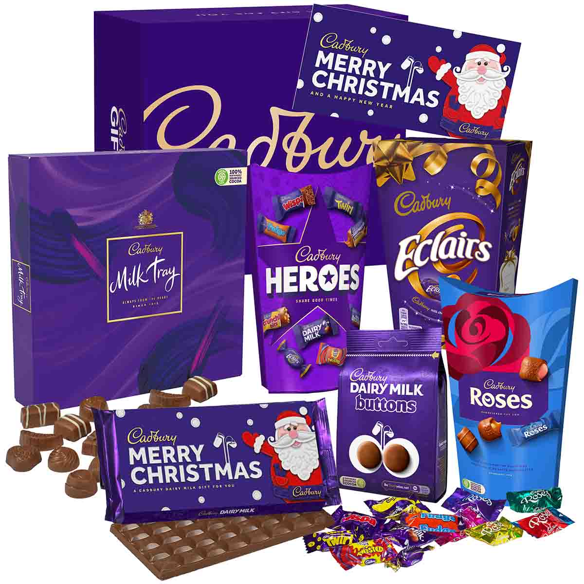 Cadbury Merry Christmas Chocolate Sharing Hamper